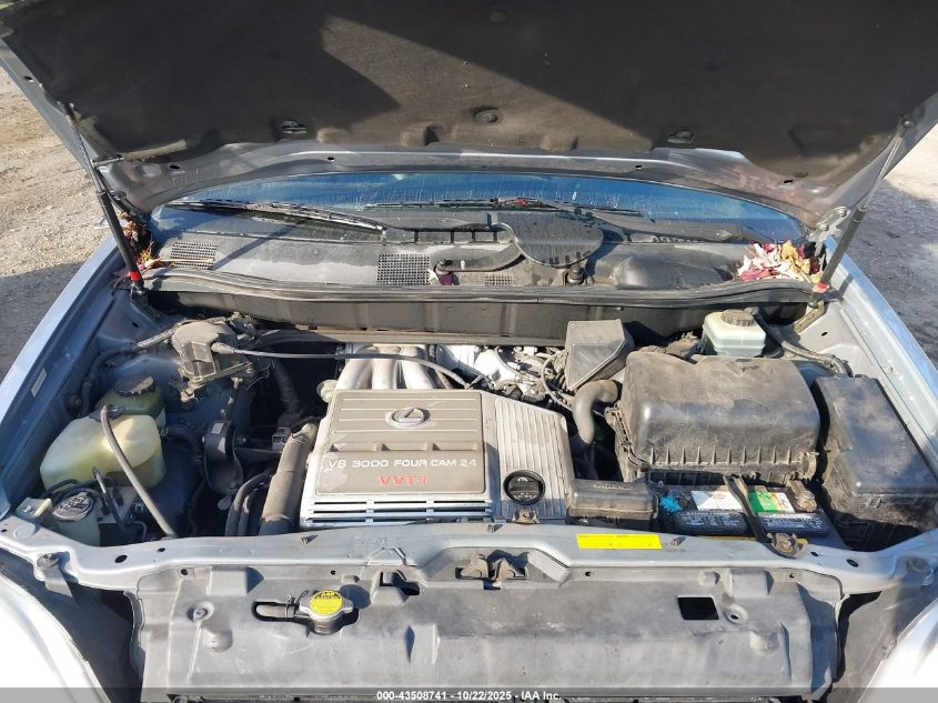 2001 Lexus Rx 300 VIN: JTJHF10U610193554 Lot: 43508741