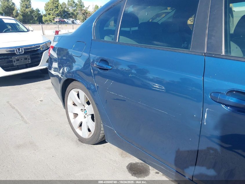 2005 BMW 530I VIN: WBANA73585B815364 Lot: 43508748