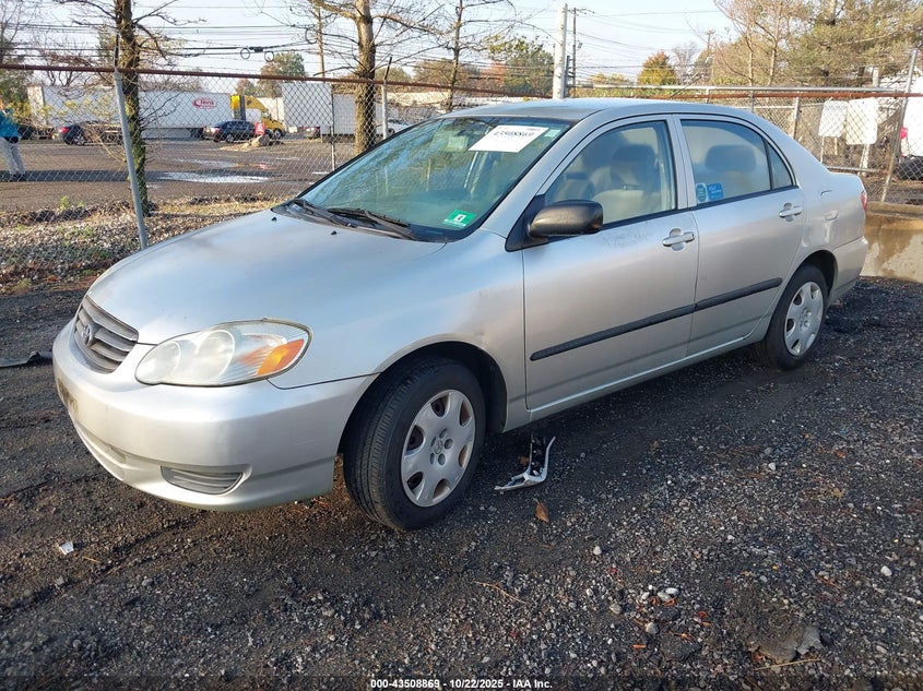 2T1BR32E73C152196 2003 TOYOTA COROLLA photo no. 2