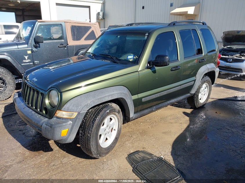 1J4GK48K37W543902 2007 JEEP LIBERTY (NORTH AMERICA) photo no. 2