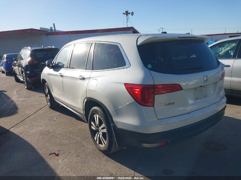 2016 HONDA PILOT EX 5FNYF5H37GB013224
