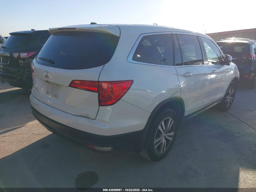 2016 HONDA PILOT EX 5FNYF5H37GB013224