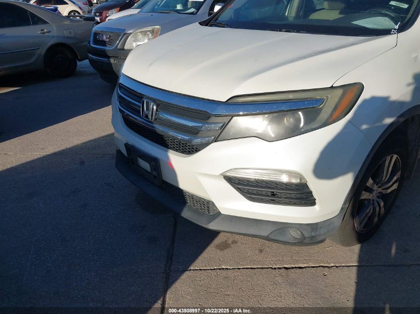 2016 HONDA PILOT EX 5FNYF5H37GB013224
