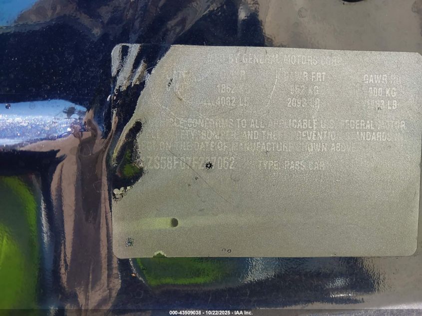 2007 Chevrolet Malibu Ls VIN: 1G1ZS58F07F237062 Lot: 43509038