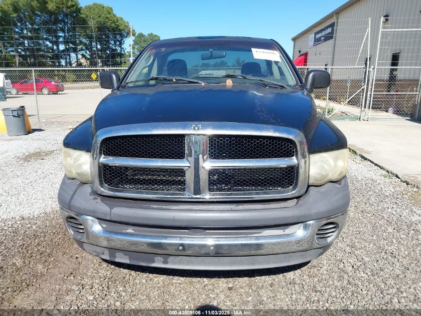 2002 Dodge Ram 1500 St VIN: 1D7HA16K52J260573 Lot: 43509106