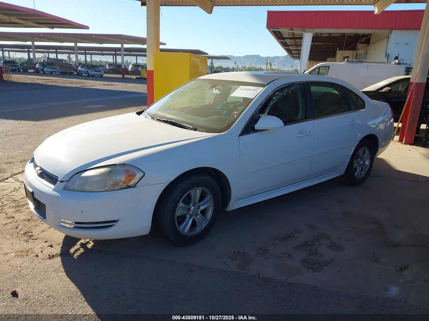 Vin: 2g1wf5e31c1288038, lot: 44004158, chevrolet impala ls 20122