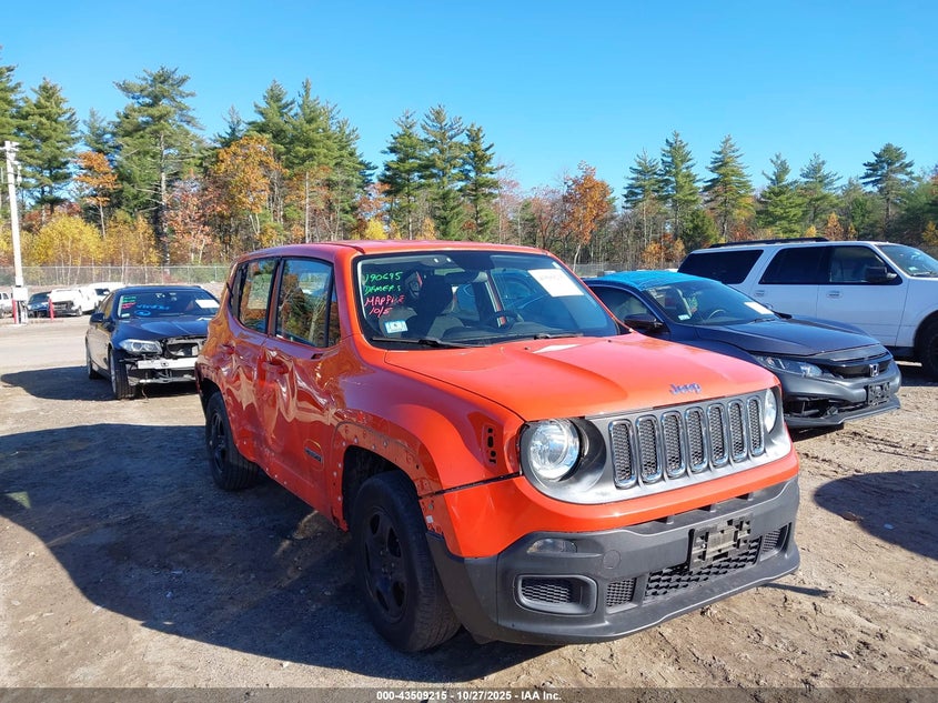 2016 JEEP RENEGADE SPORT - ZACCJAAT8GPE17301