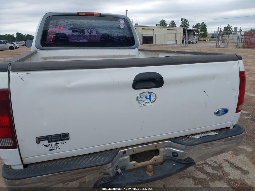 1997 Ford F-150 Standard/Xl/Xlt VIN: 1FTDX172XVNA93002 Lot: 43509239