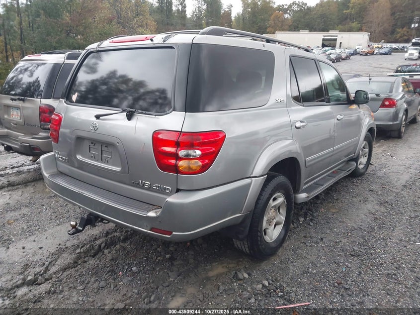5TDBT44AX2S106224 2002 TOYOTA SEQUOIA photo no. 4