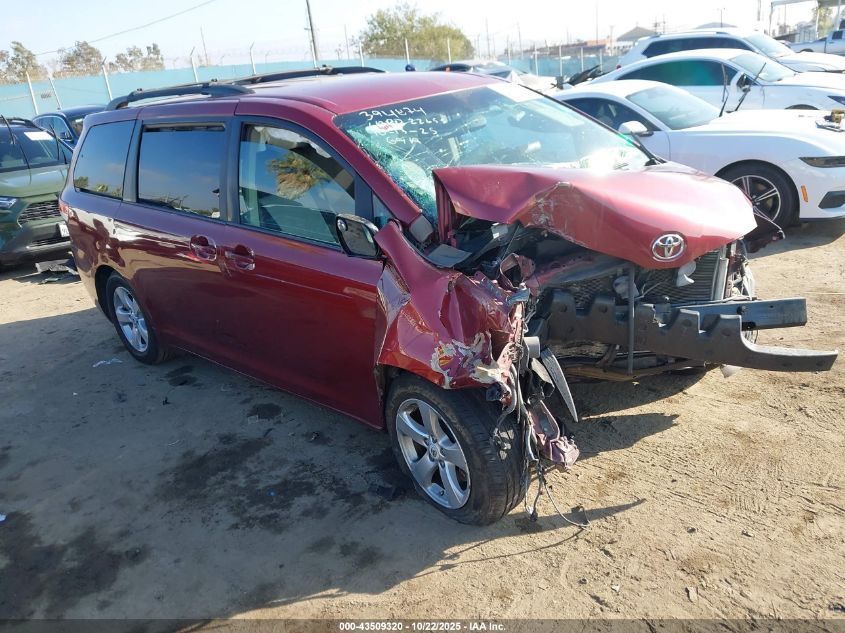 TOYOTA SIENNA LE V6 8 PASSENGER