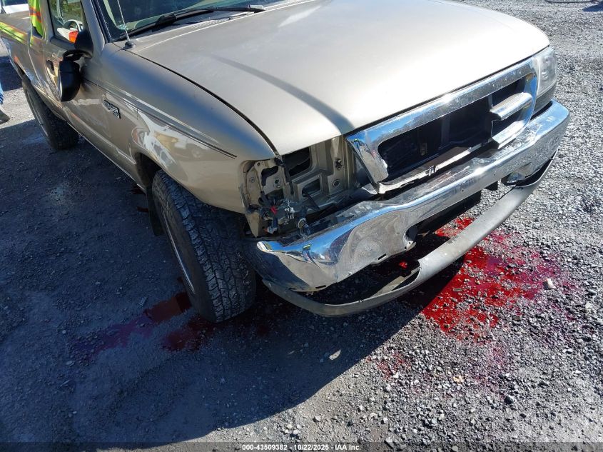 1999 Ford Ranger Xlt VIN: 1FTYR14X1XTA45916 Lot: 43509382