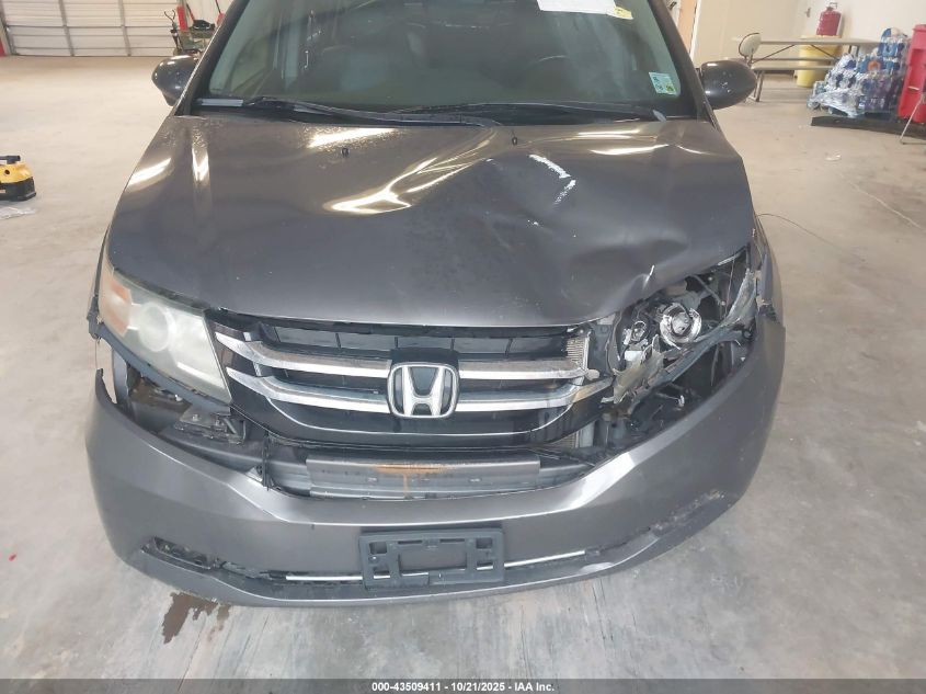 2015 Honda Odyssey Ex-L VIN: 5FNRL5H66FB015844 Lot: 43509411