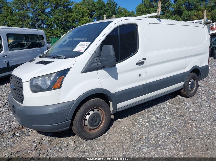 2017 Ford Transit-150 white van gasoline 1FTYE1ZM7HKB55807 photo #3