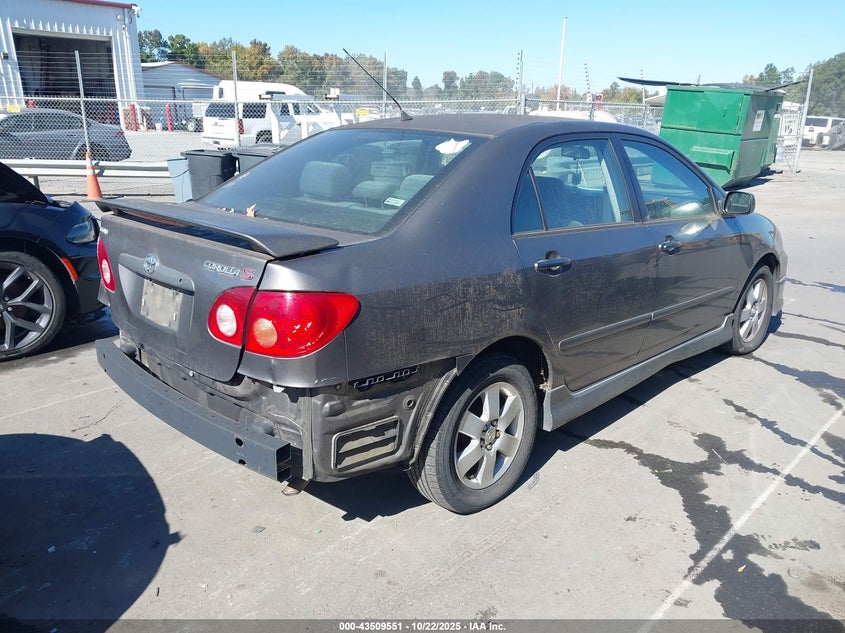 1NXBR32E98Z940208 2008 TOYOTA COROLLA photo no. 4