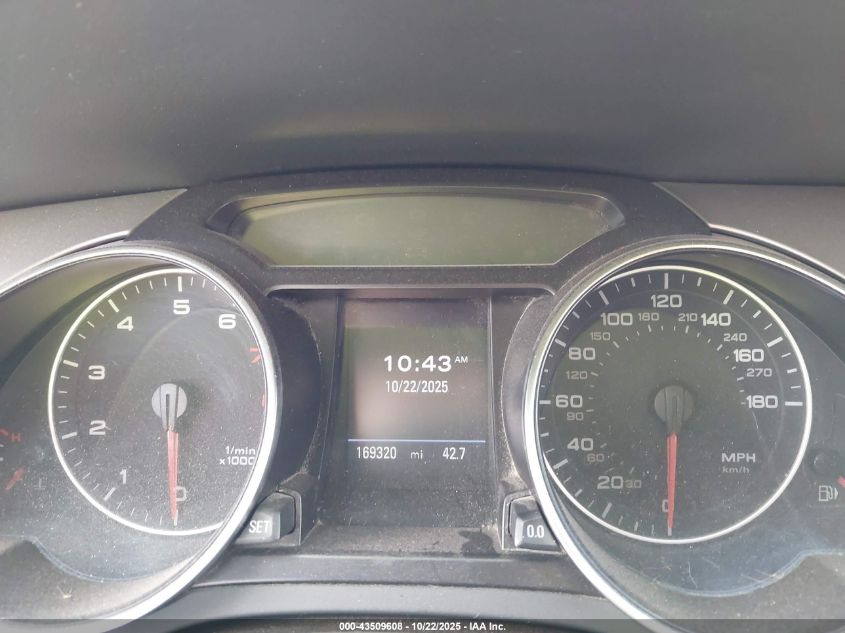 2009 Audi A5 3.2L VIN: WAUDK78TX9A025902 Lot: 43509608