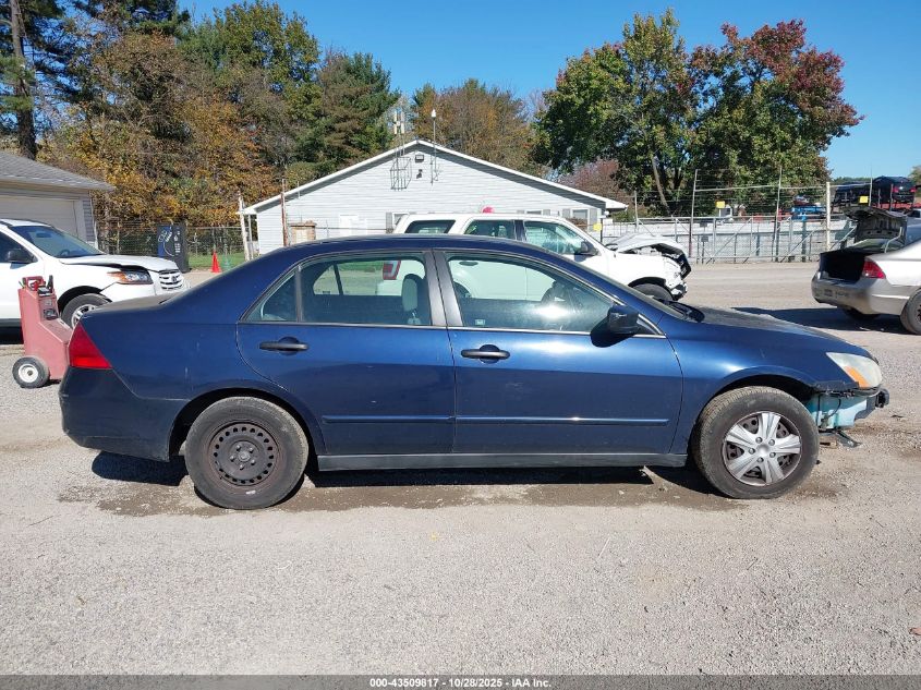 2007 Honda Accord 2.4 Vp VIN: 1HGCM561X7A198395 Lot: 43509817