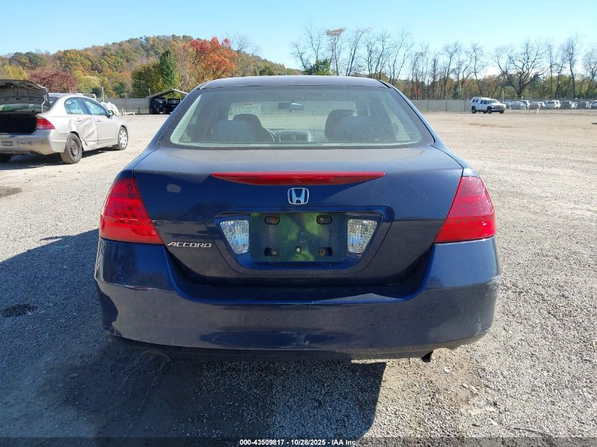 2007 Honda Accord 2.4 Vp VIN: 1HGCM561X7A198395 Lot: 43509817