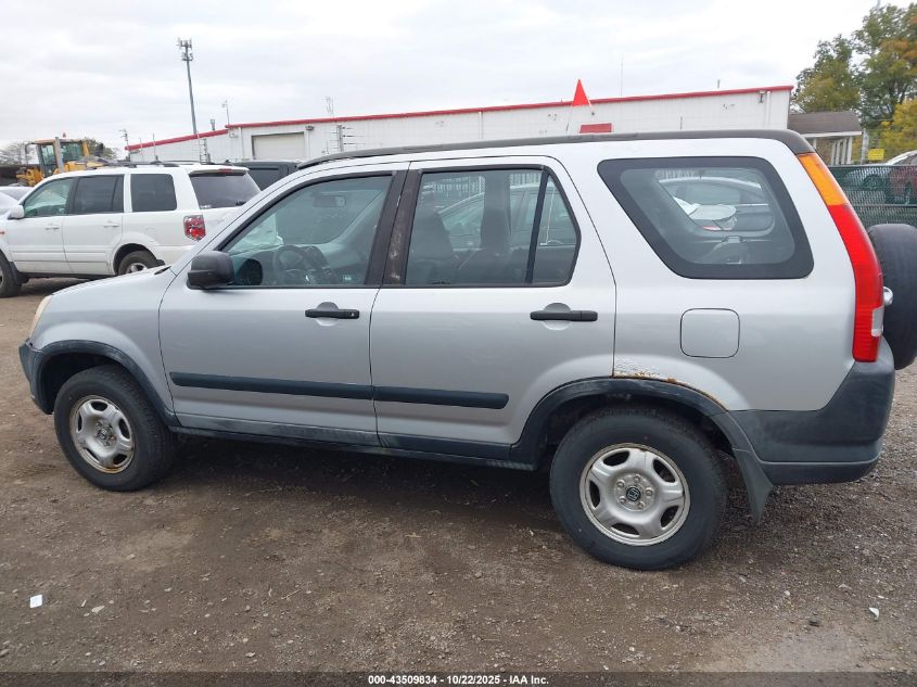 2002 Honda Cr-V Lx VIN: JHLRD78422C094608 Lot: 43509834