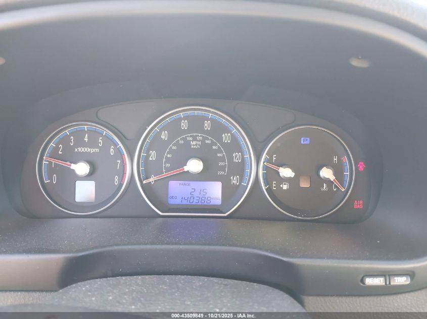 2008 Hyundai Santa Fe Gls VIN: 5NMSG13D68H140784 Lot: 43509849