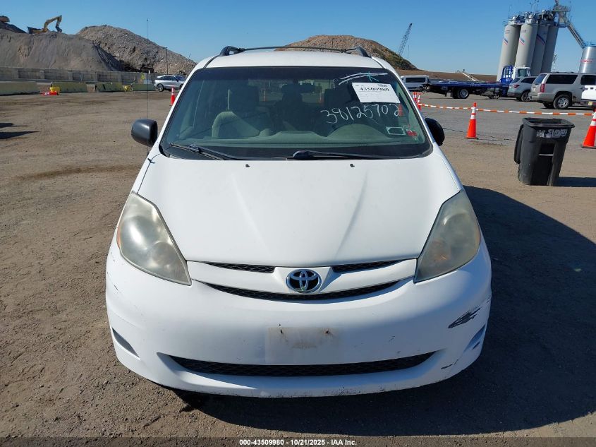 2007 Toyota Sienna Le VIN: 5TDZK23C47S085340 Lot: 43509980