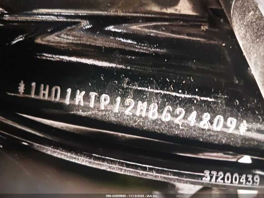 2021 Harley-Davidson Fltrxs VIN: 1HD1KTP12MB624809 Lot: 43509989