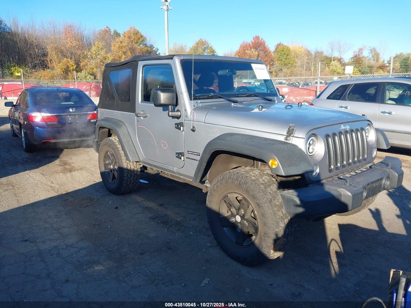 2014 JEEP WRANGLER SPORT - 1C4AJWAGXEL253445