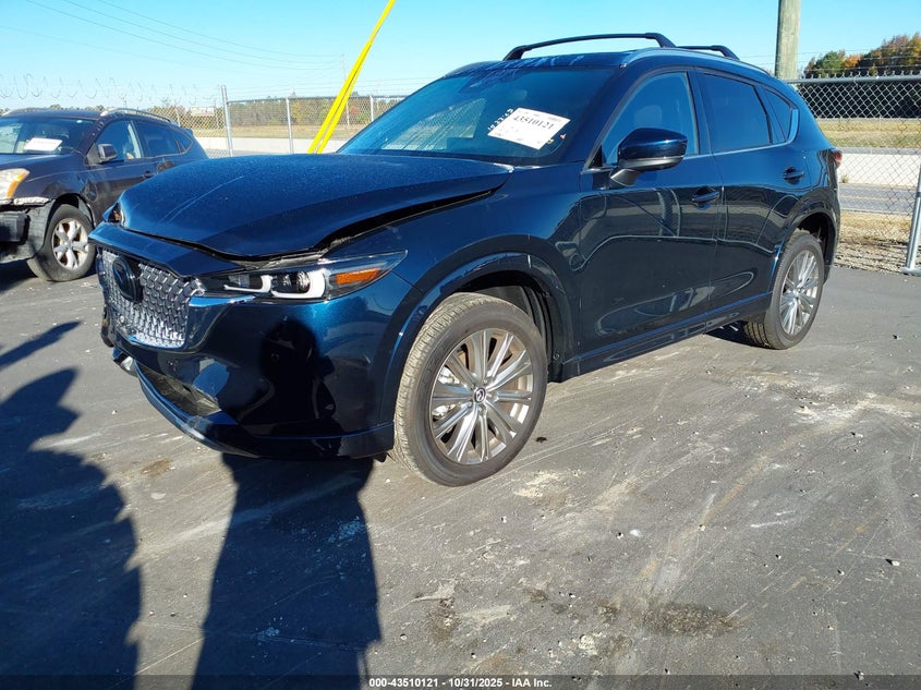 Vin: jm3kfbxy6s0639086, lot: 44005098, mazda cx-5 2.5 turbo signature 20252