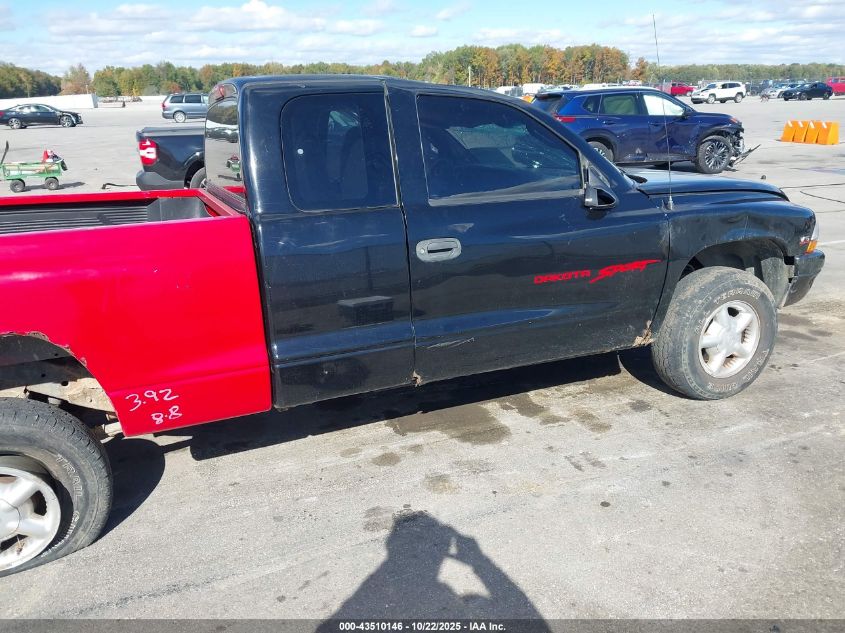1999 Dodge Dakota Slt/Sport VIN: 1B7GG22X2XS163215 Lot: 43510146