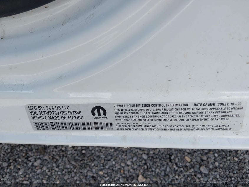 3C7WRTCJ1RG157330 2024 RAM 3500 photo no. 8