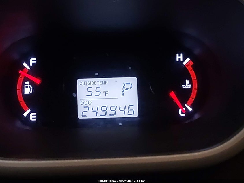 2009 Toyota Matrix Xrs VIN: 2T1GE40E89C004917 Lot: 43510342