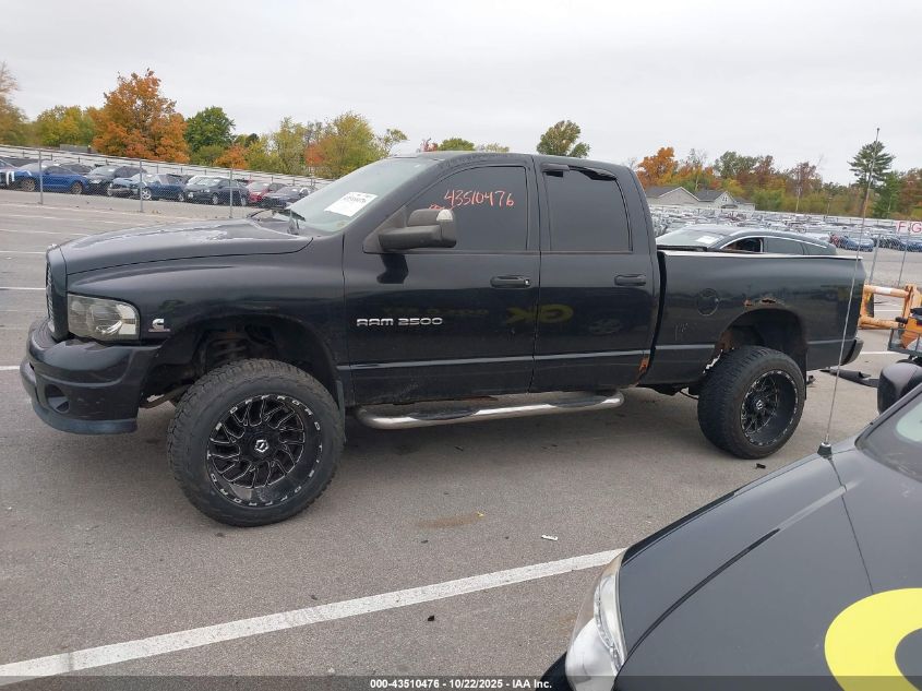 2003 Dodge Ram 2500 Slt/Laramie/St VIN: 3D7KU28C13G861829 Lot: 43510476