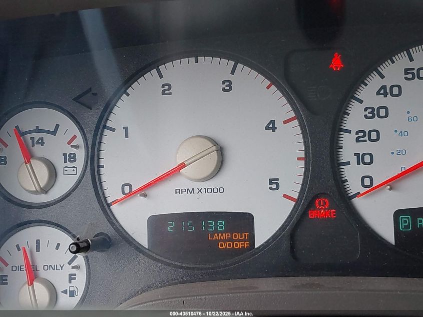 2003 Dodge Ram 2500 Slt/Laramie/St VIN: 3D7KU28C13G861829 Lot: 43510476