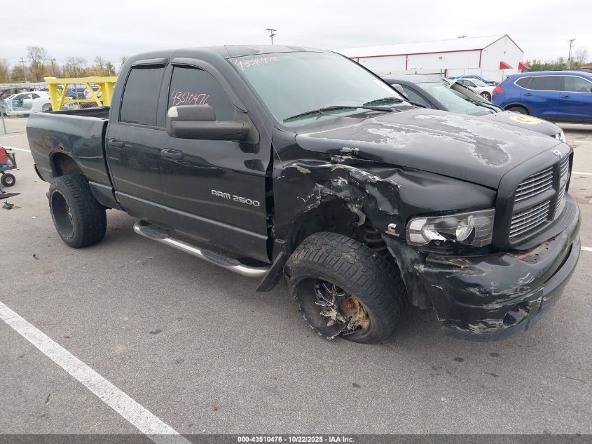 2003 Dodge Ram 2500 Slt/Laramie/St VIN: 3D7KU28C13G861829 Lot: 43510476