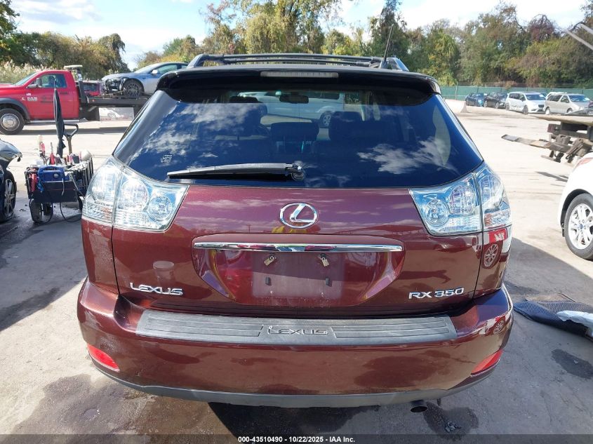 2008 Lexus Rx 350 VIN: JTJHK31UX82854054 Lot: 43510490