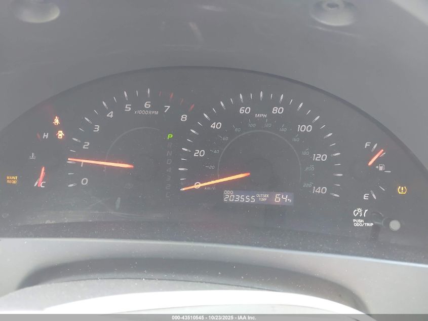 2007 Toyota Camry Le VIN: JTNBE46KX73040648 Lot: 43510545