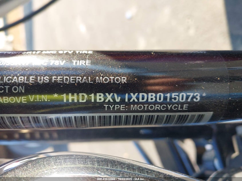 1HD1BXV1XDB015073 2013 HARLEY-DAVIDSON FAT BOY photo no. 10