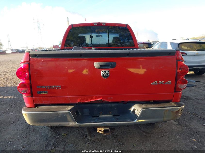 2007 Dodge Ram 1500 Slt/Trx4 Off Road/Sport VIN: 1D7HU18P17S247918 Lot: 43510574