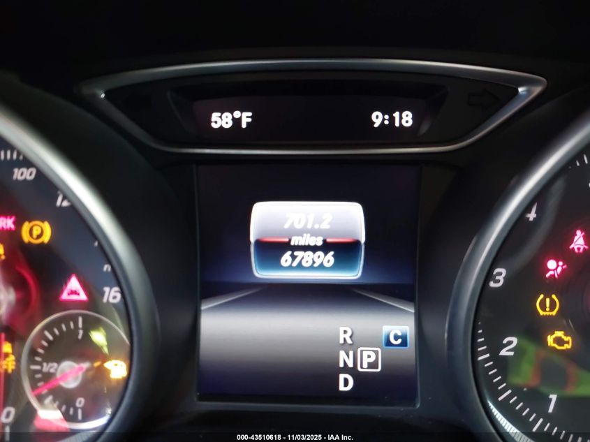 2018 Mercedes-Benz Gla 250 4Matic VIN: WDCTG4GB6JJ487038 Lot: 43510618