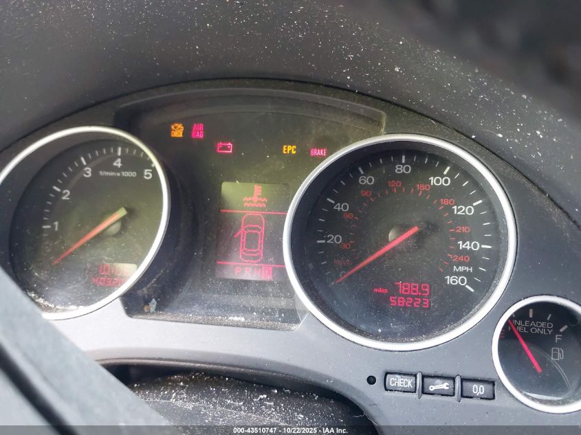 2003 Audi A4 1.8T VIN: WAUAC48H33K027633 Lot: 43510747