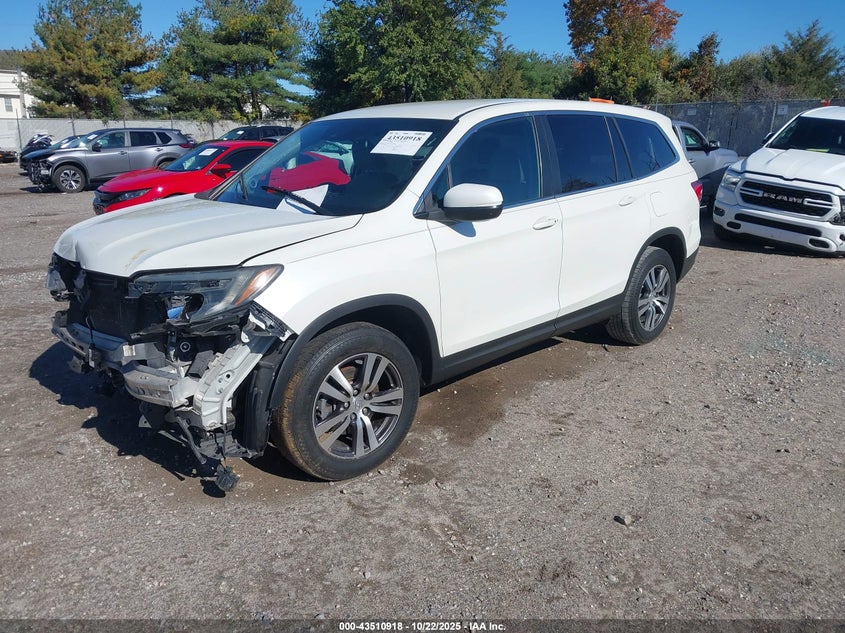 2017 HONDA PILOT EX 5FNYF6H45HB022312