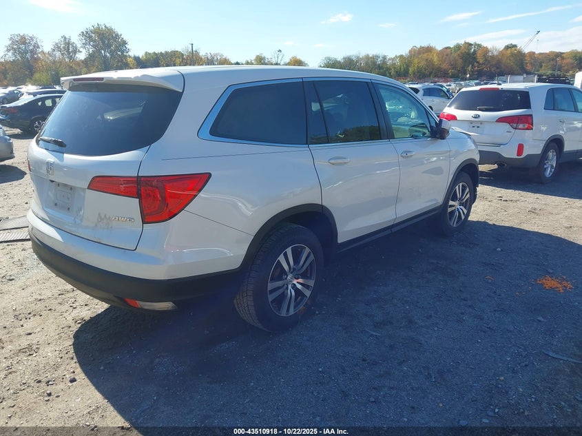 2017 HONDA PILOT EX 5FNYF6H45HB022312