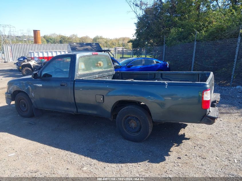 1996 Toyota T100 VIN: JT4JM11D2T0010470 Lot: 43511105