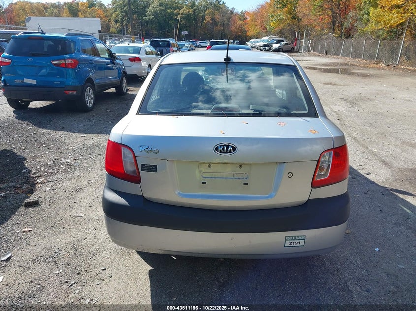 2009 Kia Rio VIN: KNADE223396561175 Lot: 43511186