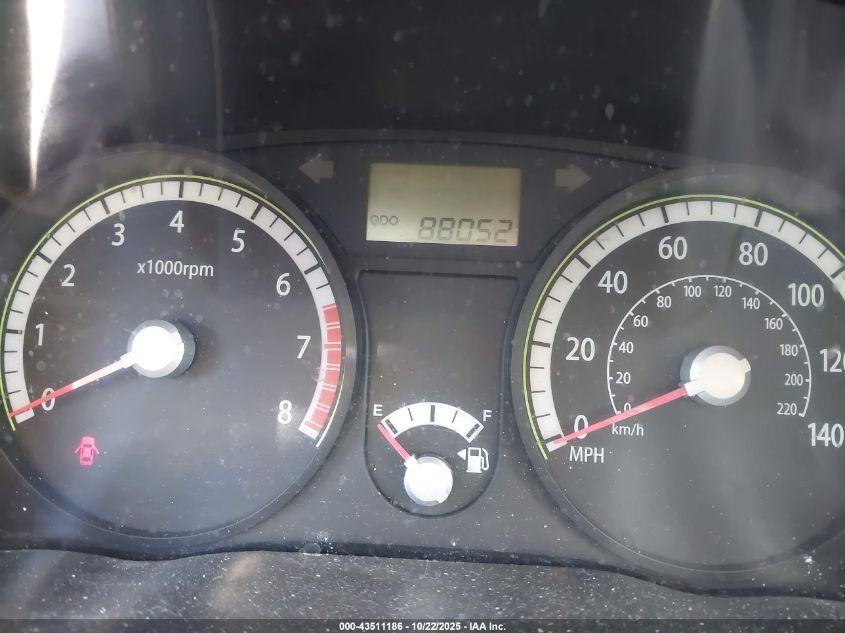 2009 Kia Rio VIN: KNADE223396561175 Lot: 43511186