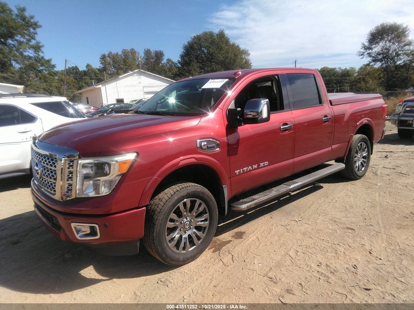 Vin: 1n6ba1f20gn503350, lot: 44006228, nissan titan xd platinum reserve diesel 20162