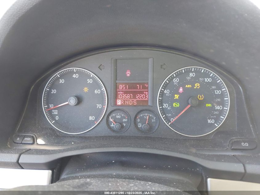 2009 Volkswagen Rabbit S VIN: WVWBA71K19W050074 Lot: 43511295