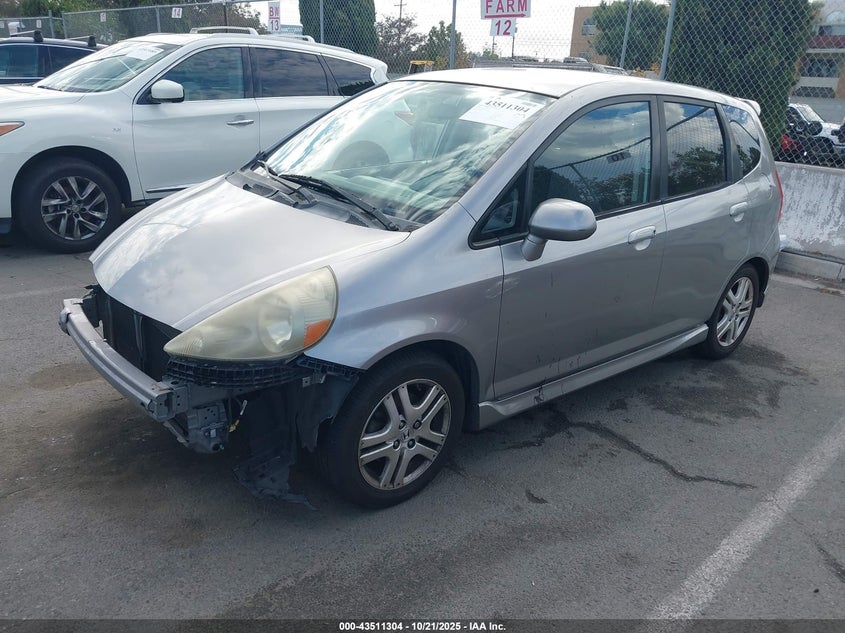 JHMGD386X8S053459 2008 HONDA FIT photo no. 2
