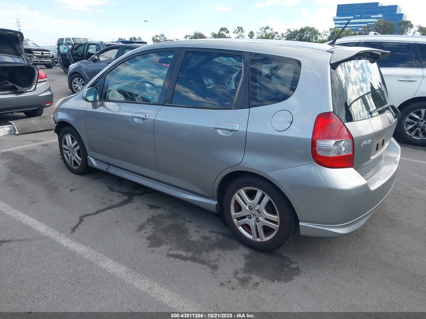 JHMGD386X8S053459 2008 HONDA FIT photo no. 3