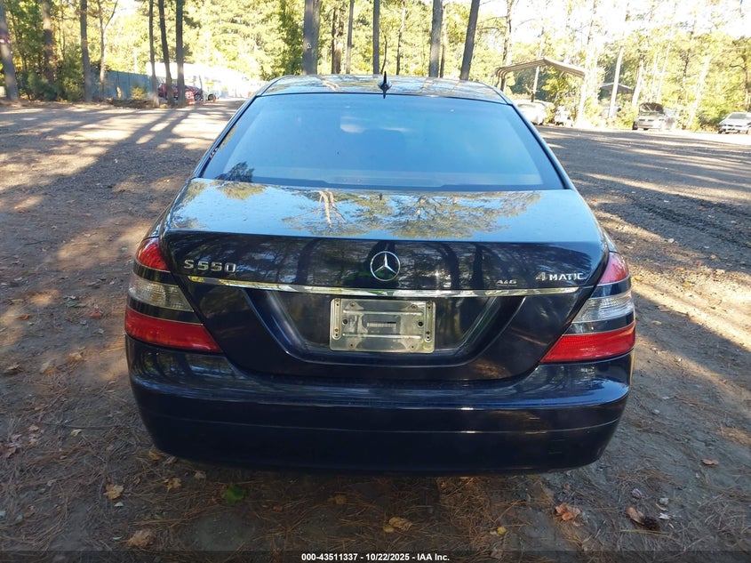 2007 Mercedes-Benz S 550 4Matic VIN: WDDNG86X67A145722 Lot: 43511337