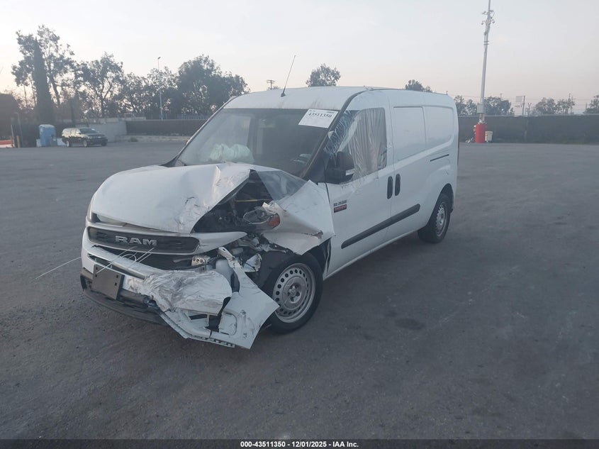 Vin: zfbhrfab3n6x32822, lot: 44006326, ram promaster city cargo van 20222